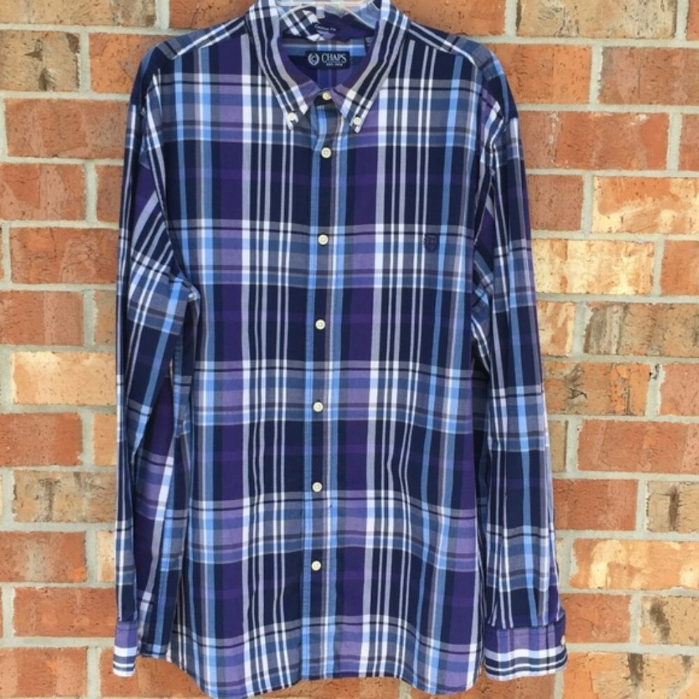 Chaps Custom Fit Men's Size XXL 100% Cotton